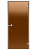 Дверь стеклянная Harvia ALU 7x19 бронза